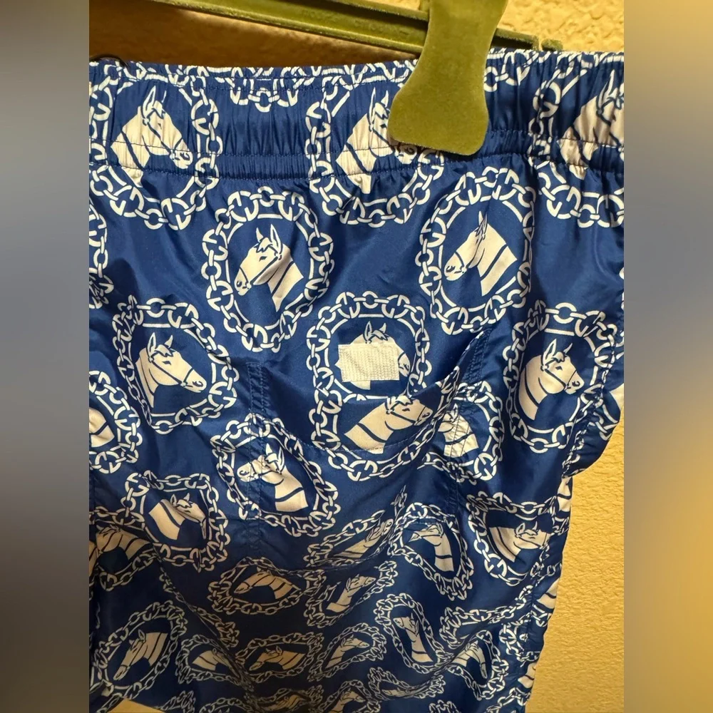 New Gucci GG Logo Equestrian Print Swim Shorts Size 54 / US XL / Waist 36 - 40